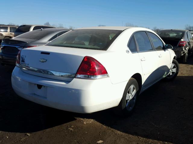 2G1WT55N481306016 - 2008 CHEVROLET IMPALA LT WHITE photo 4