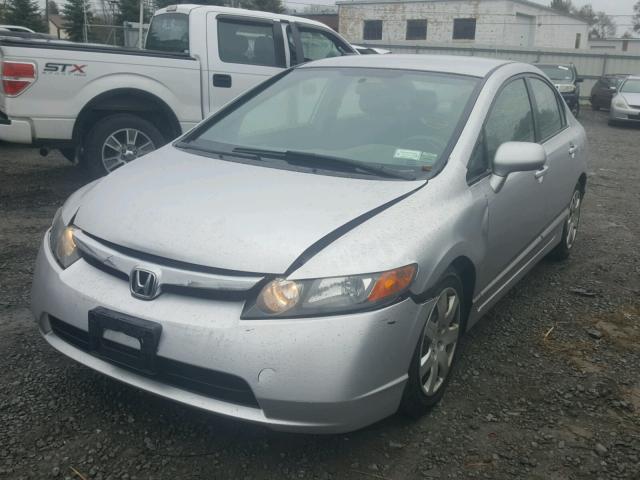 2HGFA16596H511812 - 2006 HONDA CIVIC LX SILVER photo 2