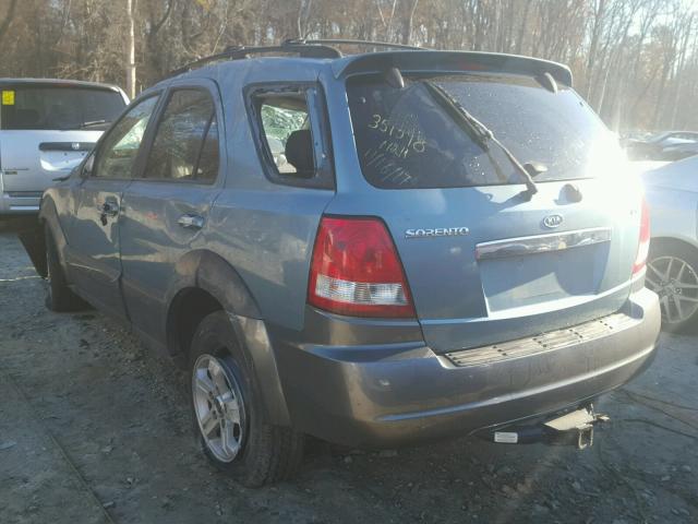 KNDJC733135174161 - 2003 KIA SORENTO EX GREEN photo 3