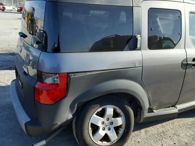 5J6YH18625L015786 - 2005 HONDA ELEMENT EX GRAY photo 9