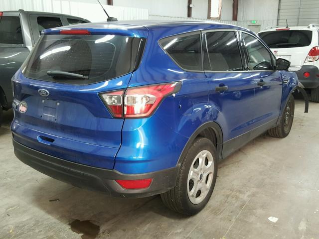 1FMCU0F7XHUA13912 - 2017 FORD ESCAPE S BLUE photo 4