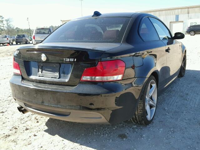 WBAUC73538VF25450 - 2008 BMW 135 I BLACK photo 4