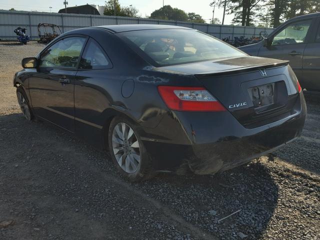 2HGFG1B91AH517619 - 2010 HONDA CIVIC EXL 黑色 照片 3