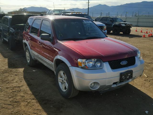 1FMCU96H15KE41808 - 2005 FORD ESCAPE HEV RED photo 1