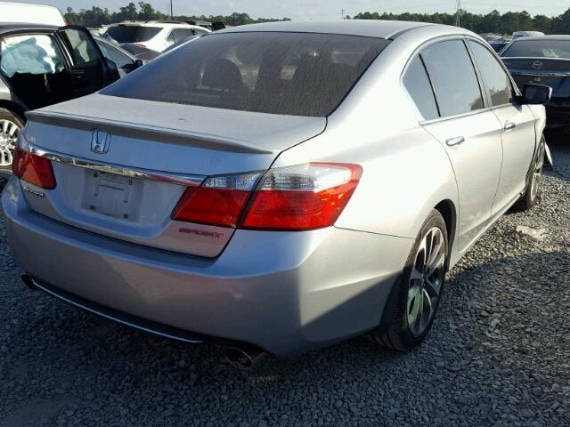 1HGCR2F57DA105119 - 2013 HONDA ACCORD SPO SILVER photo 4