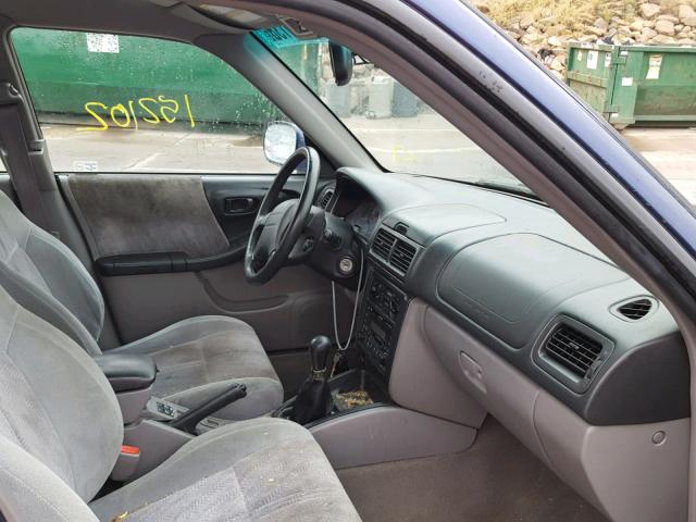 JF1SF65502G736404 - 2002 SUBARU FORESTER S BLUE photo 5