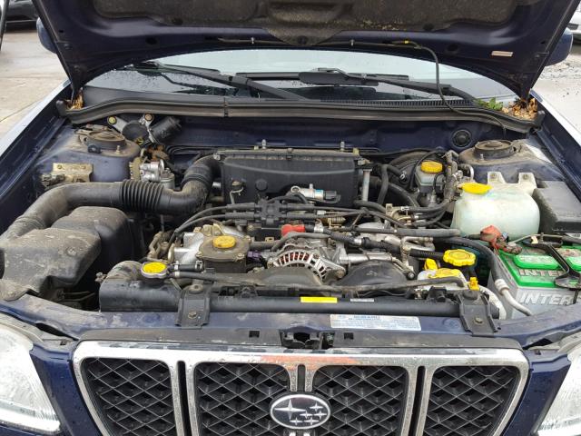 JF1SF65502G736404 - 2002 SUBARU FORESTER S BLUE photo 7