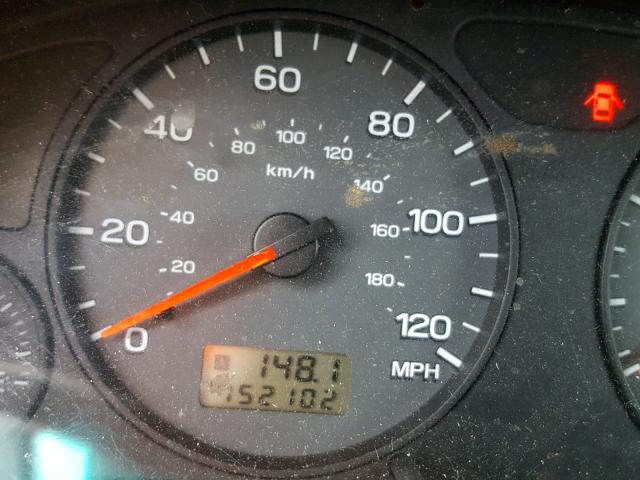 JF1SF65502G736404 - 2002 SUBARU FORESTER S BLUE photo 8