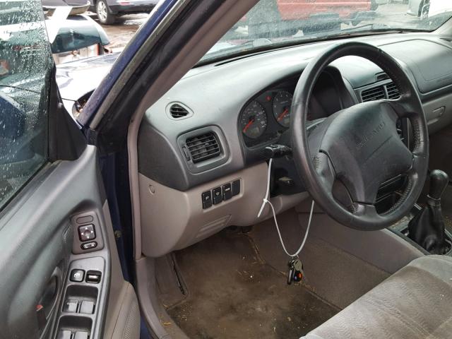 JF1SF65502G736404 - 2002 SUBARU FORESTER S BLUE photo 9