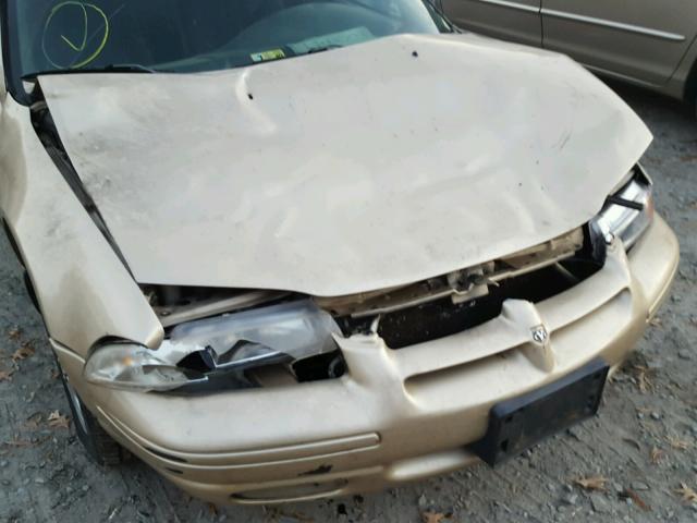 1B3EJ56H6YN147338 - 2000 DODGE STRATUS ES TAN photo 9
