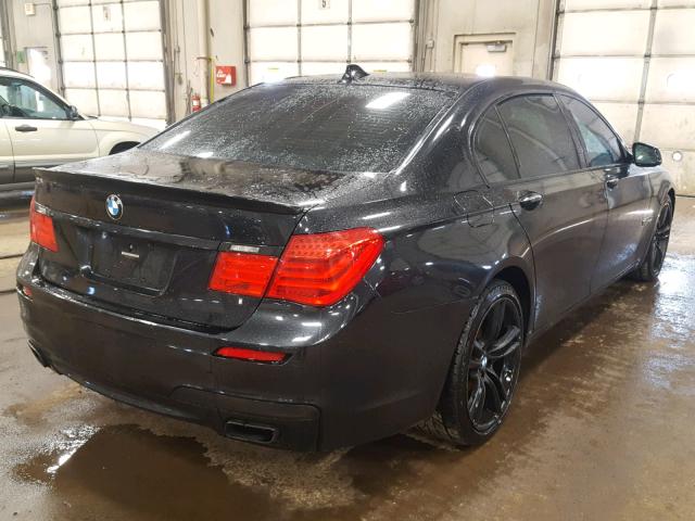 WBAKB8C53BCY64564 - 2011 BMW 750LI BLACK photo 4