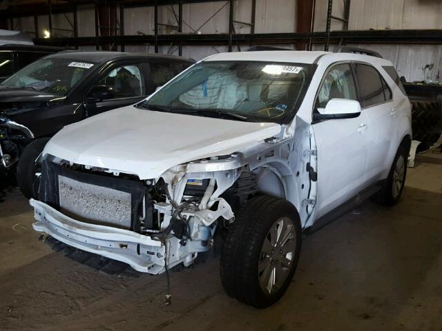 2CNFLNE55B6229900 - 2011 CHEVROLET EQUINOX LT WHITE photo 2