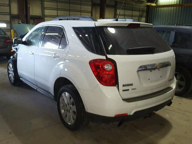 2CNFLNE55B6229900 - 2011 CHEVROLET EQUINOX LT WHITE photo 3