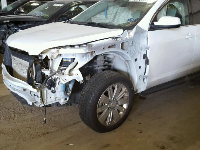 2CNFLNE55B6229900 - 2011 CHEVROLET EQUINOX LT WHITE photo 9