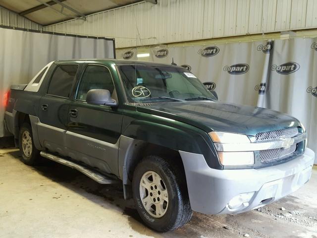 3GNEC13T32G340709 - 2002 CHEVROLET AVALANCHE GREEN photo 1