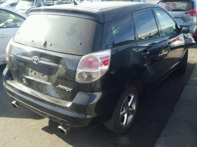 2T1KR32E67C647186 - 2007 TOYOTA COROLLA MA BLACK photo 4