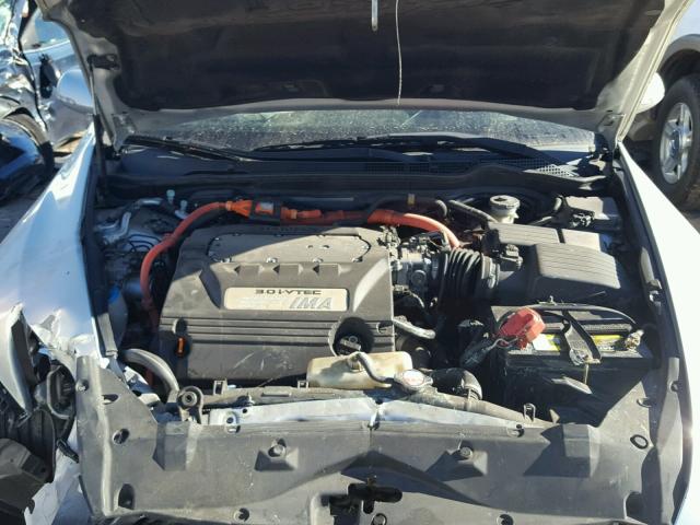 JHMCN364X6C003844 - 2006 HONDA ACCORD HYB SILVER photo 7