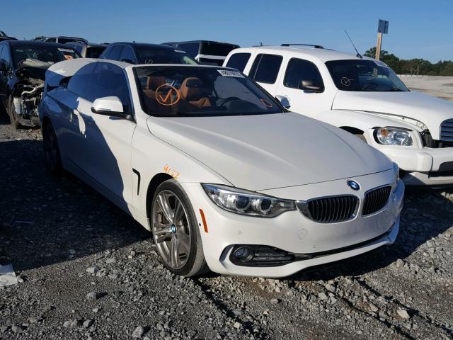 WBA3V7C5XG5A27394 - 2016 BMW 428 I WHITE photo 1