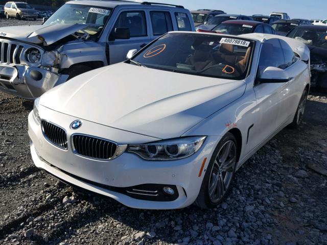 WBA3V7C5XG5A27394 - 2016 BMW 428 I WHITE photo 2