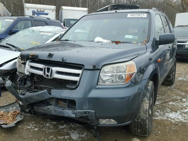 2HKYF18456H510595 - 2006 HONDA PILOT EX GRAY photo 2