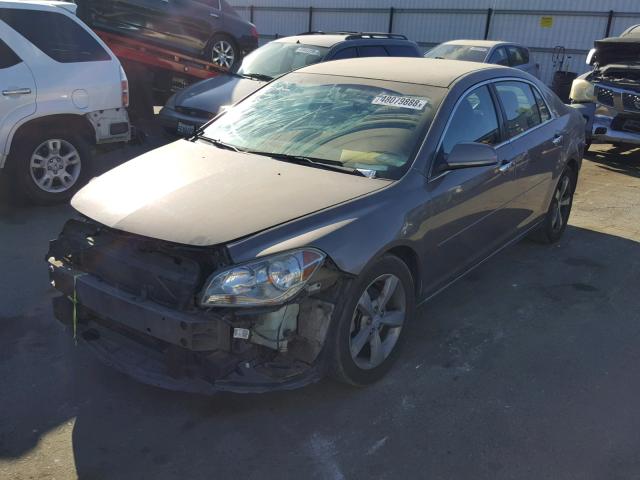 1G1ZC5E05CF326715 - 2012 CHEVROLET MALIBU 1LT GRAY photo 2