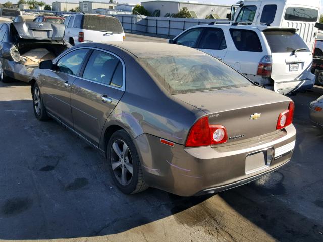 1G1ZC5E05CF326715 - 2012 CHEVROLET MALIBU 1LT GRAY photo 3