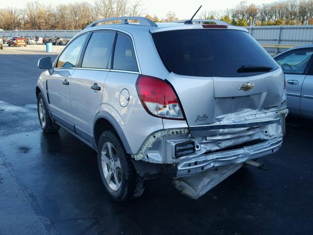 3GNAL2EK6CS570347 - 2012 CHEVROLET CAPTIVA SP SILVER photo 3