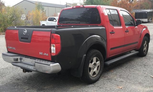 1N6AD07W96C403532 - 2006 NISSAN FRONTIER C RED photo 3