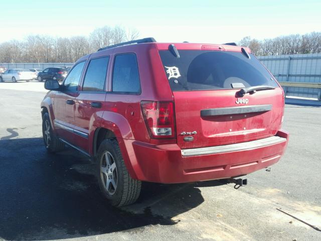 1J4HR48N65C647311 - 2005 JEEP GRAND CHER RED photo 3