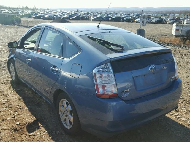 JTDKB20U377090795 - 2007 TOYOTA PRIUS BLUE photo 3