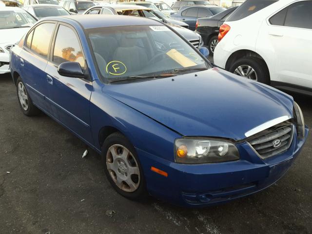 KMHDN46D76U276659 - 2006 HYUNDAI ELANTRA GL BLUE photo 1