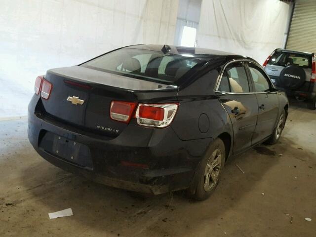 1G11B5SLXEF181186 - 2014 CHEVROLET MALIBU LS შავი ფოტო 4
