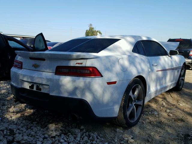 2G1FF1E32F9205859 - 2015 CHEVROLET CAMARO LT WHITE photo 4