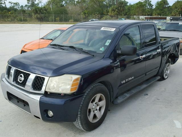 1N6BA07A96N532652 - 2006 NISSAN TITAN XE BLACK photo 2