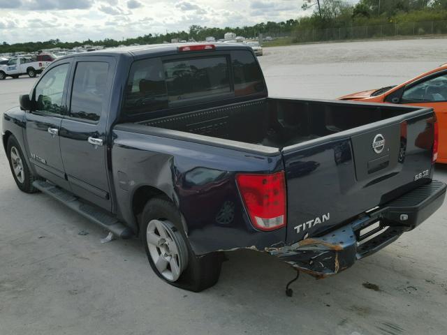 1N6BA07A96N532652 - 2006 NISSAN TITAN XE BLACK photo 3