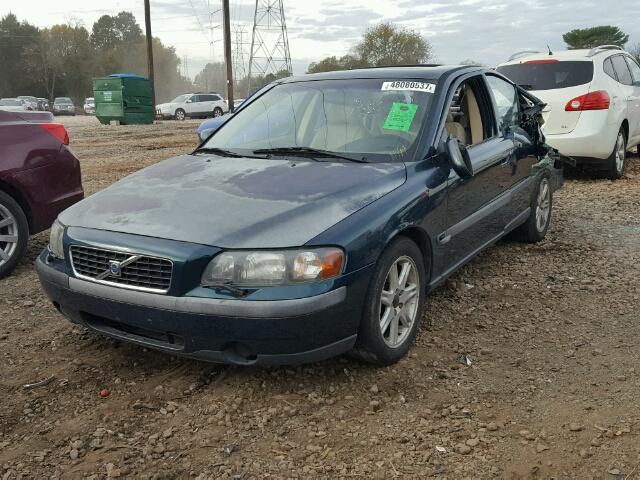 YV1RS61N212001200 - 2001 VOLVO S60 GREEN photo 2