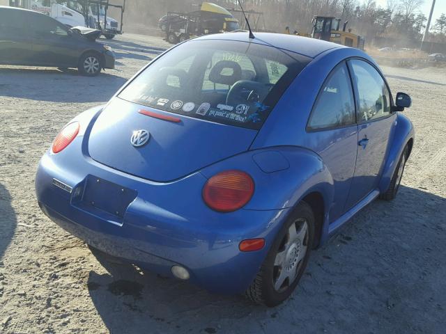 3VWCC21C4XM460243 - 1999 VOLKSWAGEN NEW BEETLE BLUE photo 4