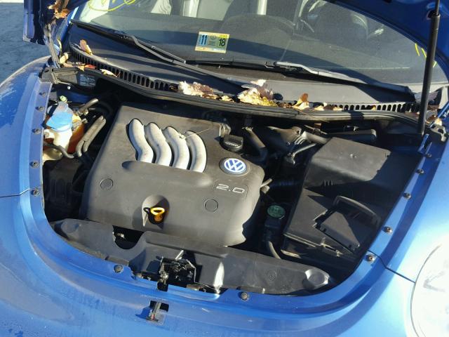 3VWCC21C4XM460243 - 1999 VOLKSWAGEN NEW BEETLE 蓝色 照片 7