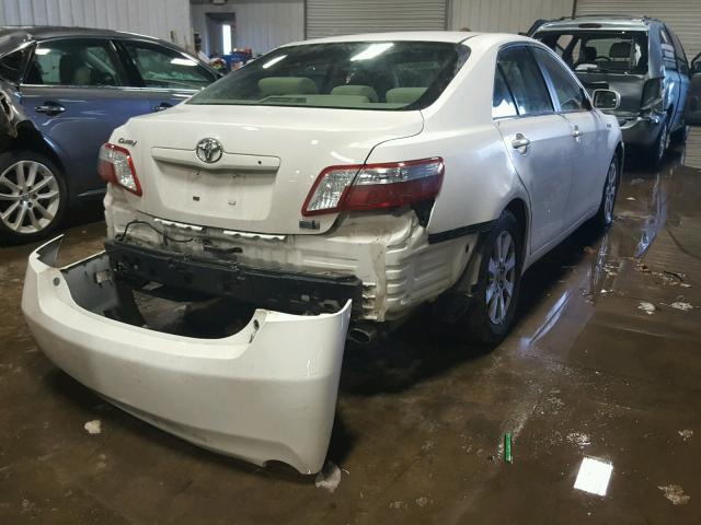 4T1BB46K59U072204 - 2009 TOYOTA CAMRY HYBR WHITE photo 4