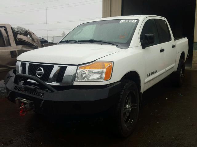 1N6AA07C79N302786 - 2009 NISSAN TITAN XE WHITE photo 2