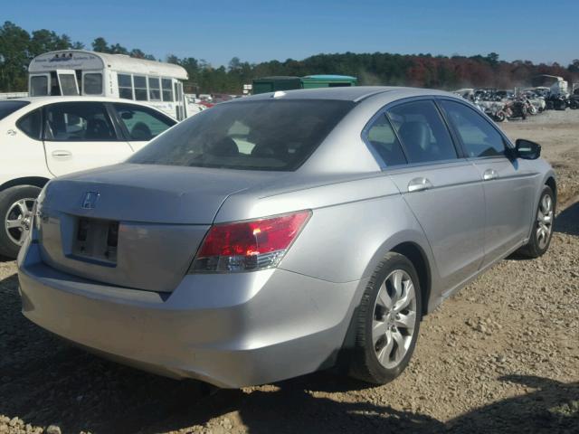 1HGCP26859A139616 - 2009 HONDA ACCORD EXL SILVER photo 4