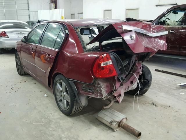 1G1ZU57N77F243864 - 2007 CHEVROLET MALIBU LTZ MAROON photo 3