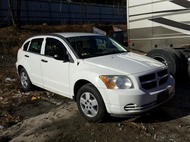 1B3JB28B97D503885 - 2007 DODGE CALIBER WHITE photo 1