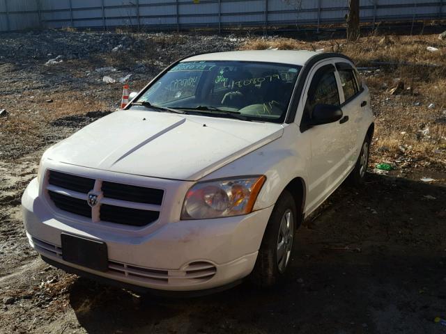 1B3JB28B97D503885 - 2007 DODGE CALIBER WHITE photo 2