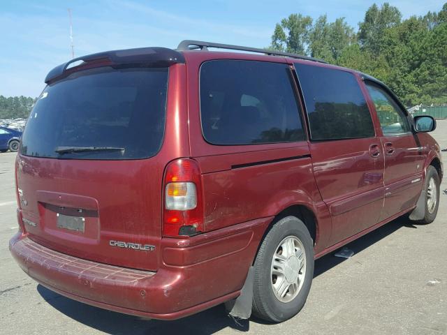 1GNDX13E91D251191 - 2001 CHEVROLET VENTURE LU BURGUNDY photo 9