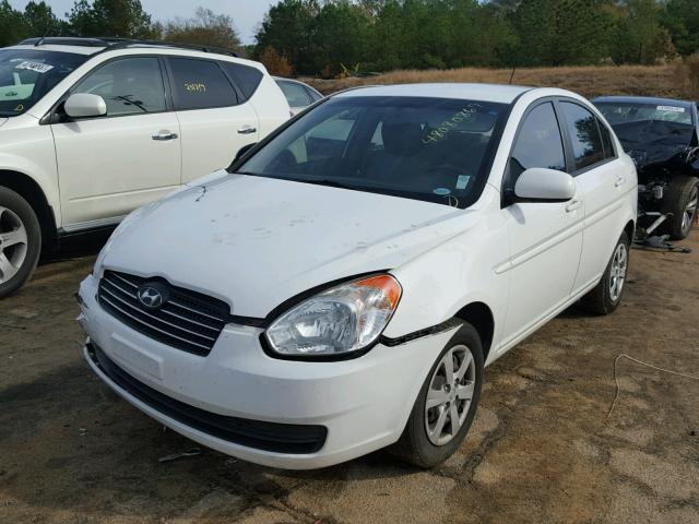 KMHCN4AC9AU493293 - 2010 HYUNDAI ACCENT GLS WHITE photo 2