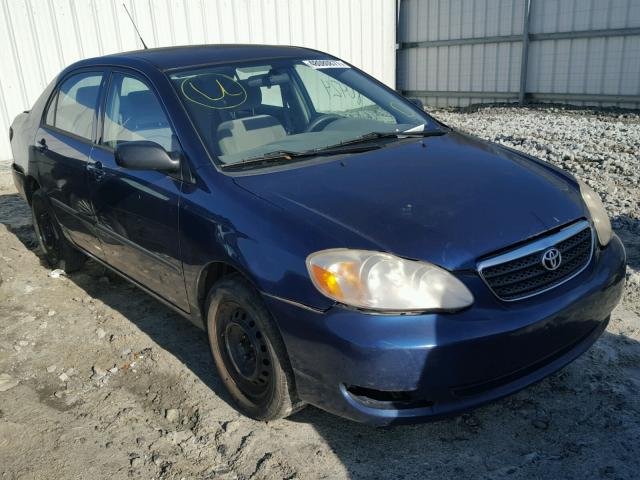 1NXBR32E18Z051676 - 2008 TOYOTA COROLLA CE BLUE photo 1