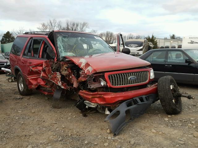 1FMPU16L81LA54636 - 2001 FORD EXPEDITION RED photo 1