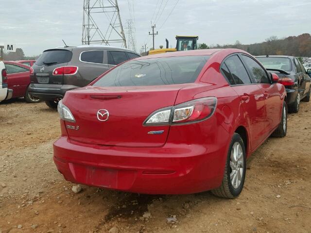 JM1BL1V7XD1766880 - 2013 MAZDA 3 I RED photo 4