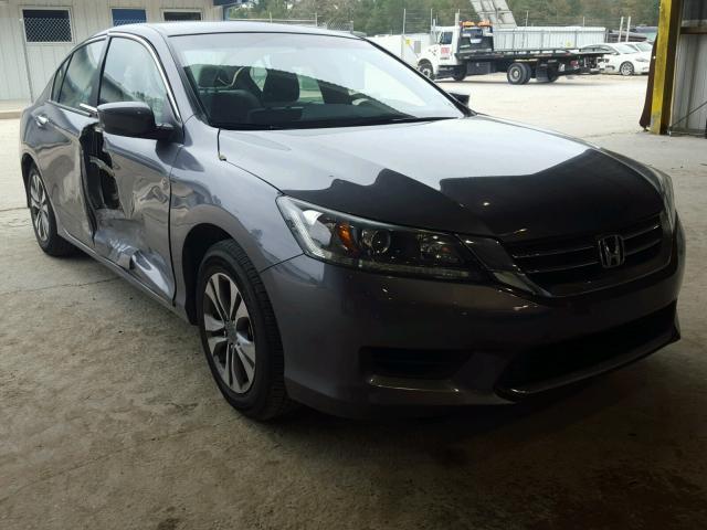 1HGCR2F33EA186555 - 2014 HONDA ACCORD LX GRAY photo 1